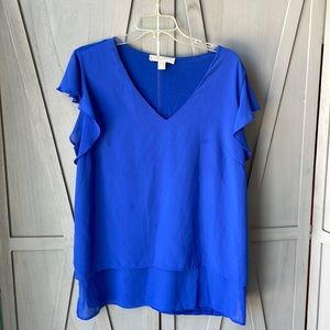 Blue Michael Kors blouse